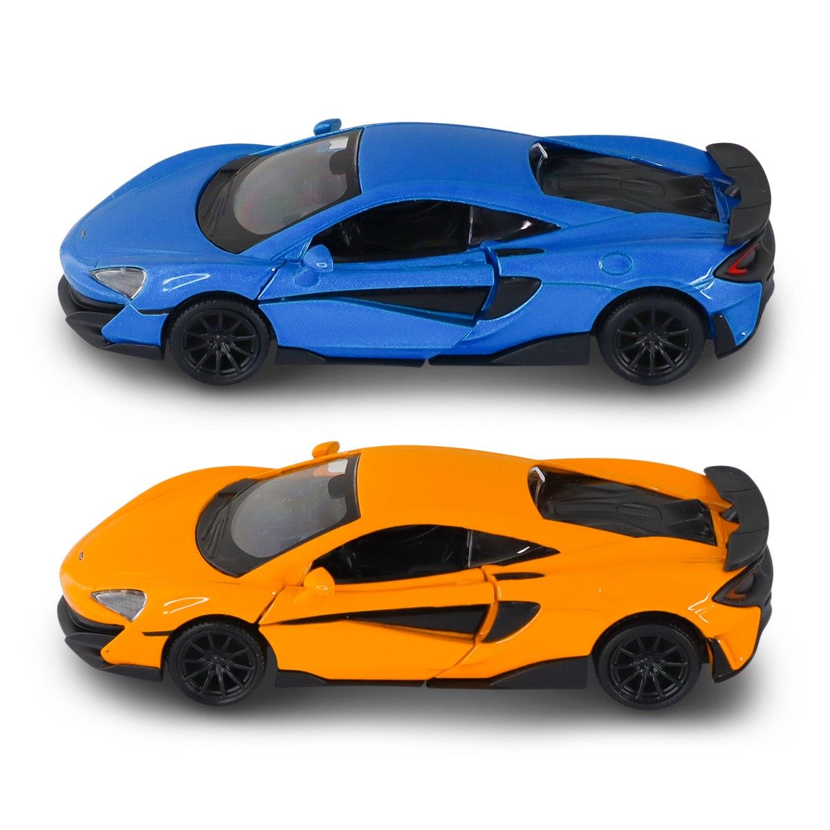 Автомодель – McLaren 600LT (синий, оранжевый)  фото 14