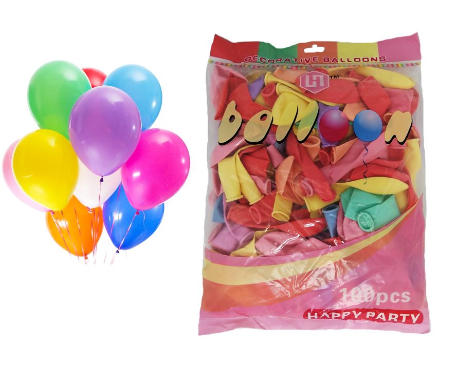 Воздушные шарики "Happy Party", 100 штук Воздушные шарики "Happy Party", 100 штук