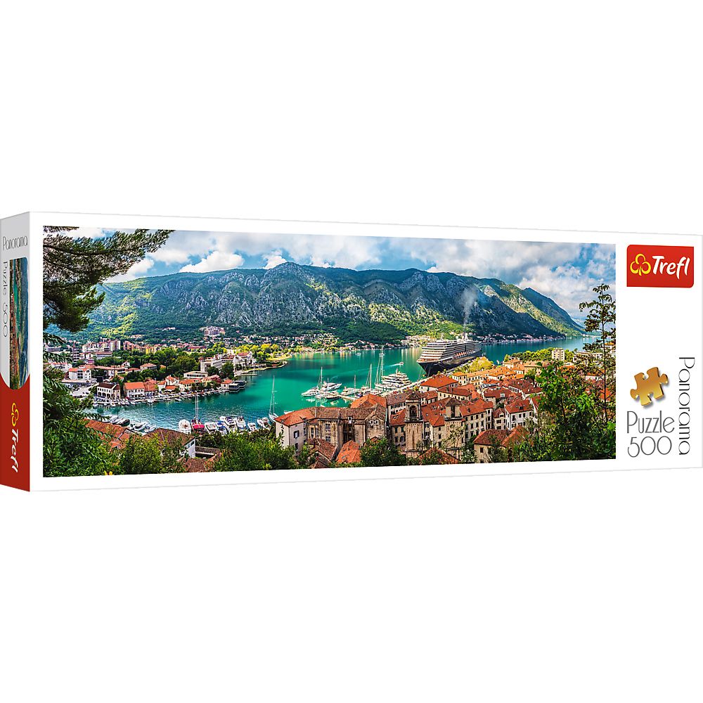 Пазлы панорама "Котор.  Черногория", 500 элементов