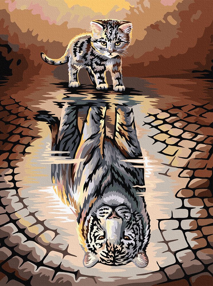 Картина за номерами "Тигр"
