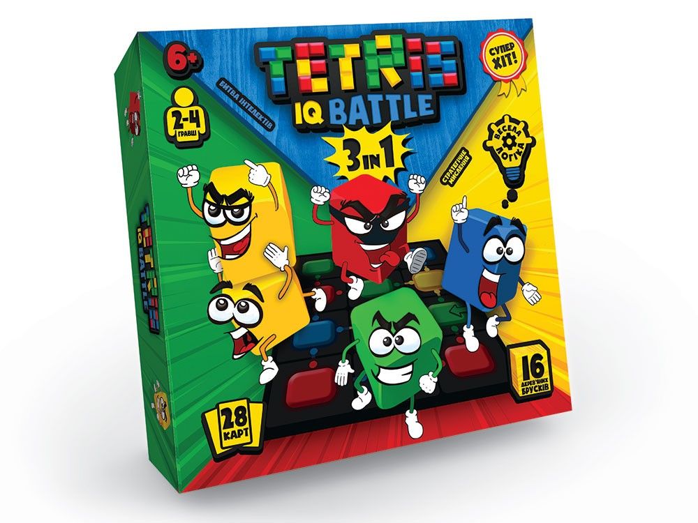Развивающая игра "Tetris IQ battle 3in1", укр