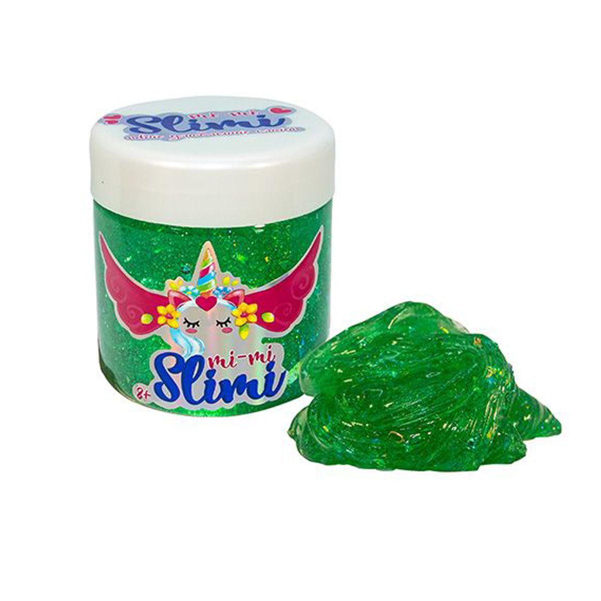 Слайм "Mi-mi Slimi" з фольгою 150 г, зелений