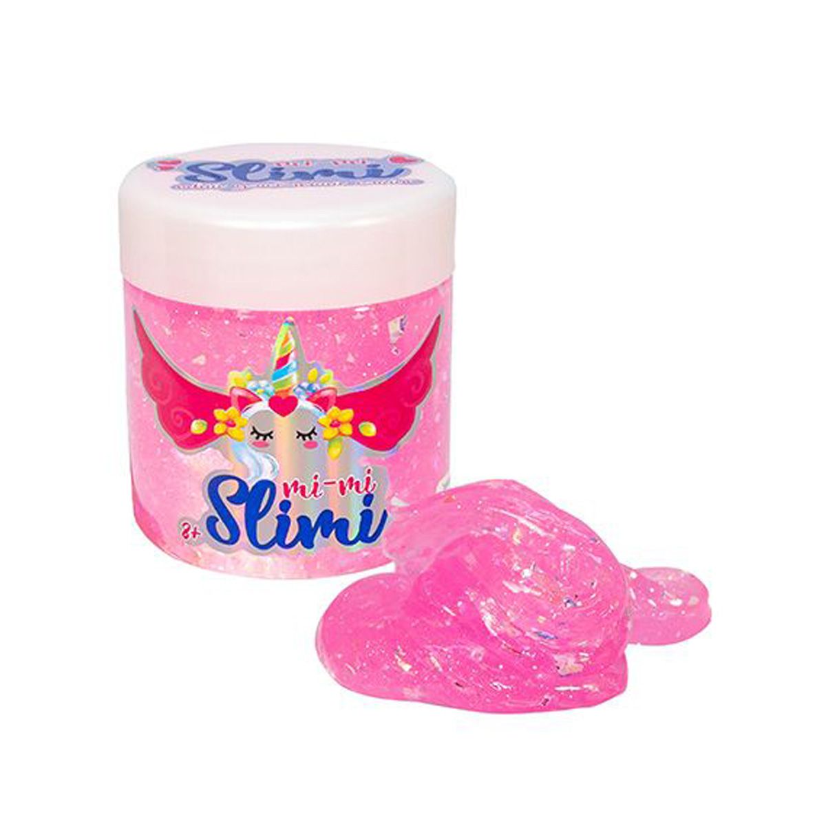 Слайм "Mi-mi Slimi" с фольгой 150 г, розовый