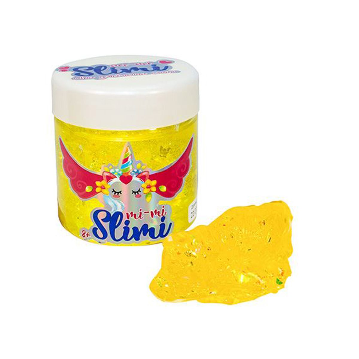 Слайм "Mi-mi Slimi" з фольгою 150 г, жовтий