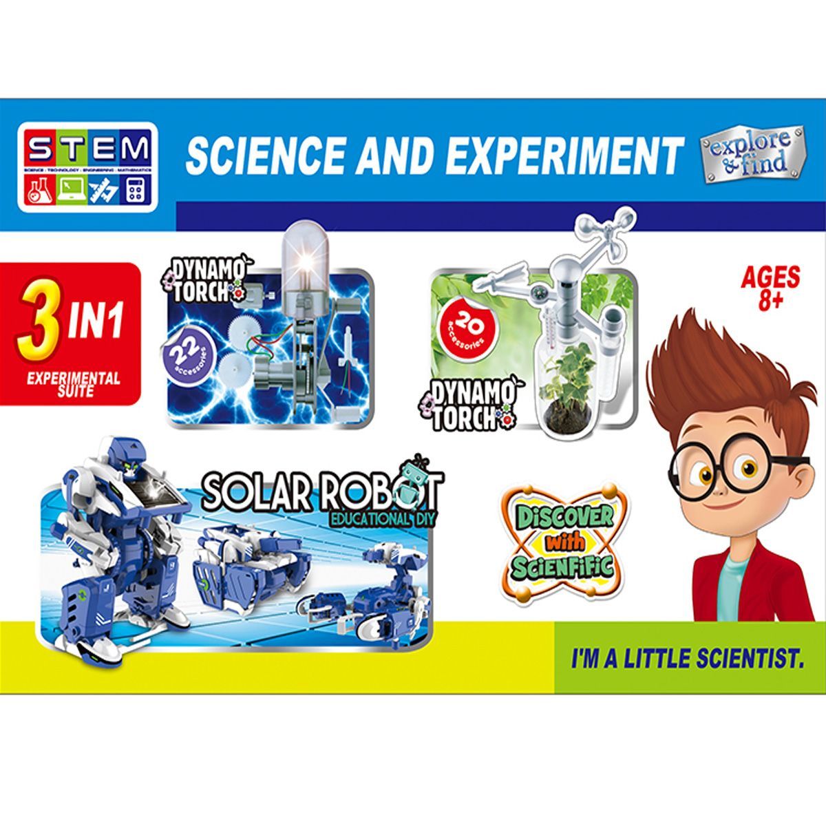 Уценка. Исследовательская лаборатория "Science and Experiment" 3 в 1 - повреждена упаковка Уценка. Исследовательская лаборатория "Science and Experiment" 3 в 1 - повреждена упаковка