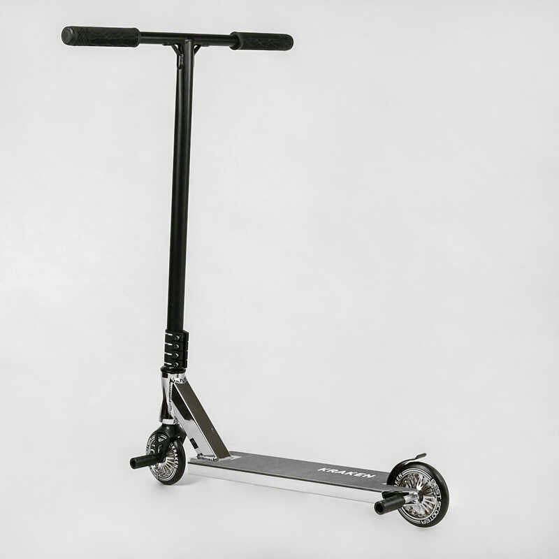 Самокат трюковий "Best Scooter. Kraken" (HIC-система, ПЕГИ, алюмінієвий диск та дека, АНОДОВАНИЙ, колеса PU 110 мм, ширина керма 58 см) фото 15 Самокат трюковий "Best Scooter. Kraken" (HIC-система, ПЕГИ, алюмінієвий диск та дека, АНОДОВАНИЙ, колеса PU 110 мм, ширина керма 58 см) фото 15