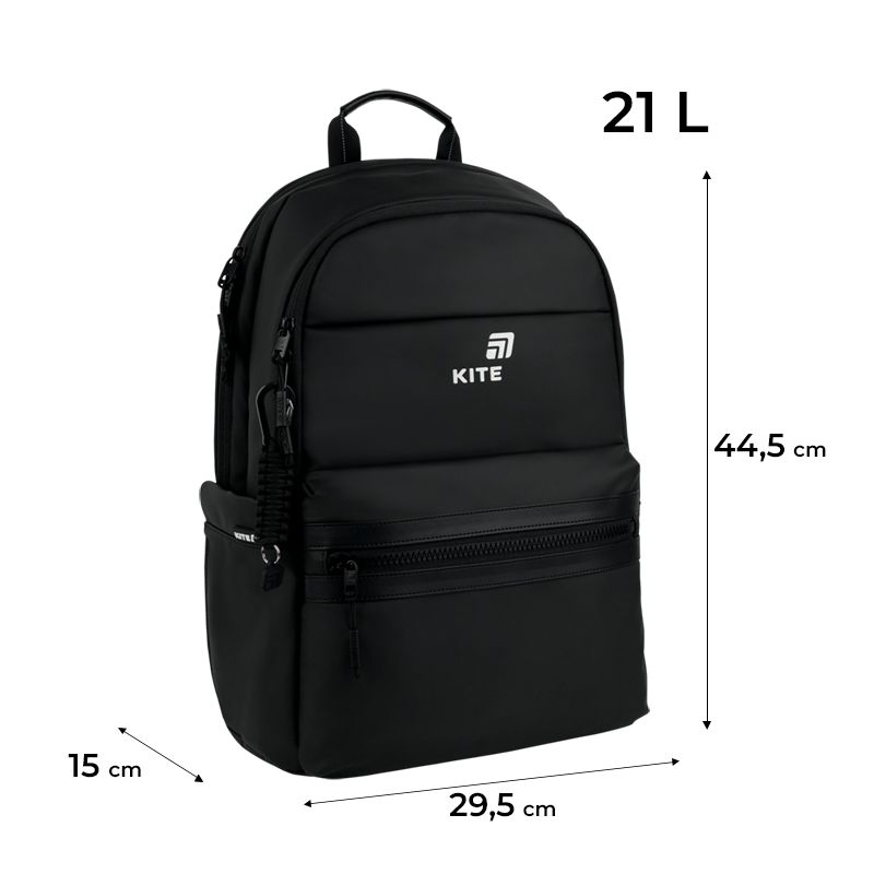 Рюкзак Kite Education teens 2721L Black  фото 15