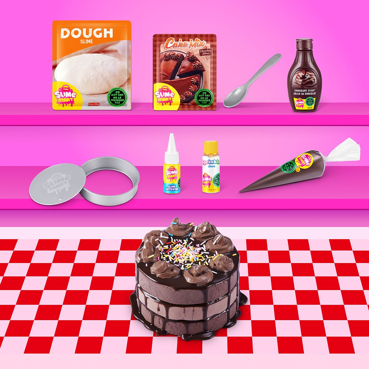 Ігровий набір зі слаймами Slime Mart серії Shopping Cart – Візок смаколиків  фото 15