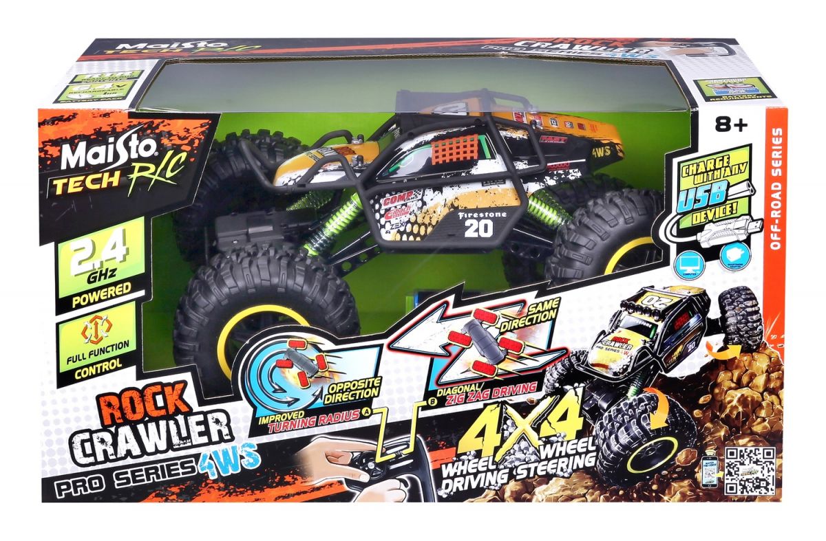 Машина на радіокеруванні Rock Crawler Pro чорний  фото 15
