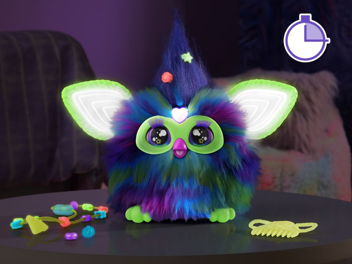 Игрушка интерактивная Furby Aurora Furbealis Голубой  фото 15