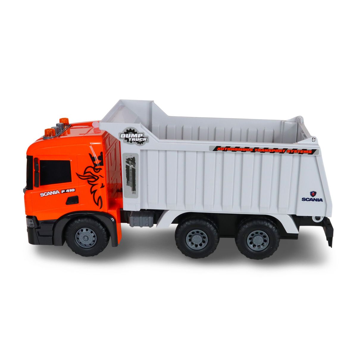 Автомодель серии Super Big Truck – Самосвал Scania (свет, звук)  фото 15