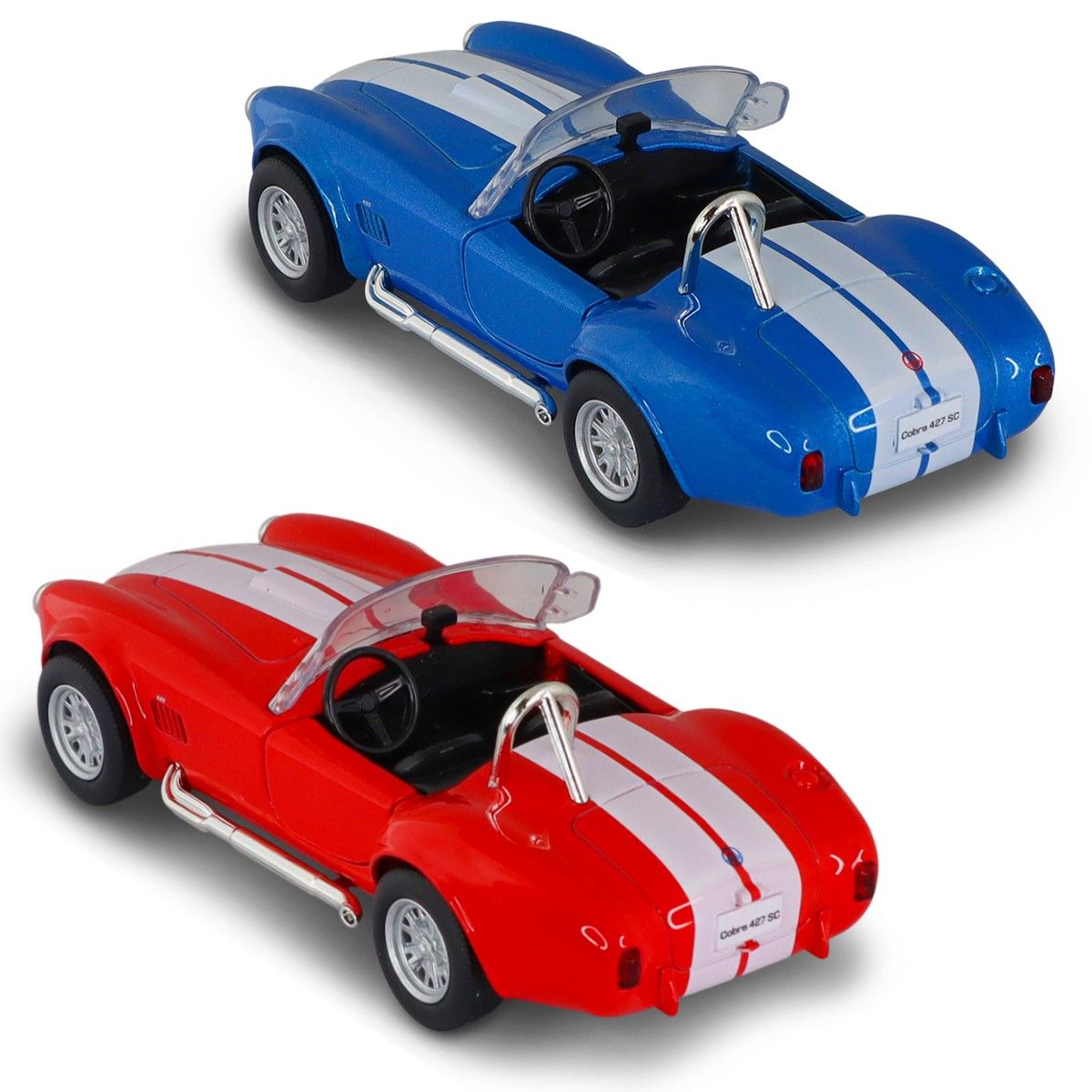 Автомодель – Shelby Cobra 427 SC 1965 (красный, синий)  фото 15