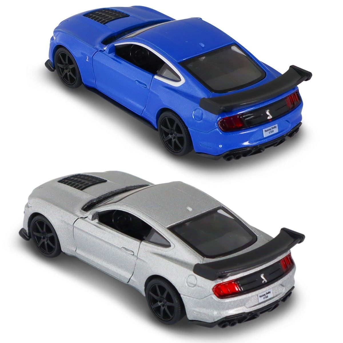 Автомодель – Ford Mustang Shelby GT500 2024 (серый, синий)  фото 15