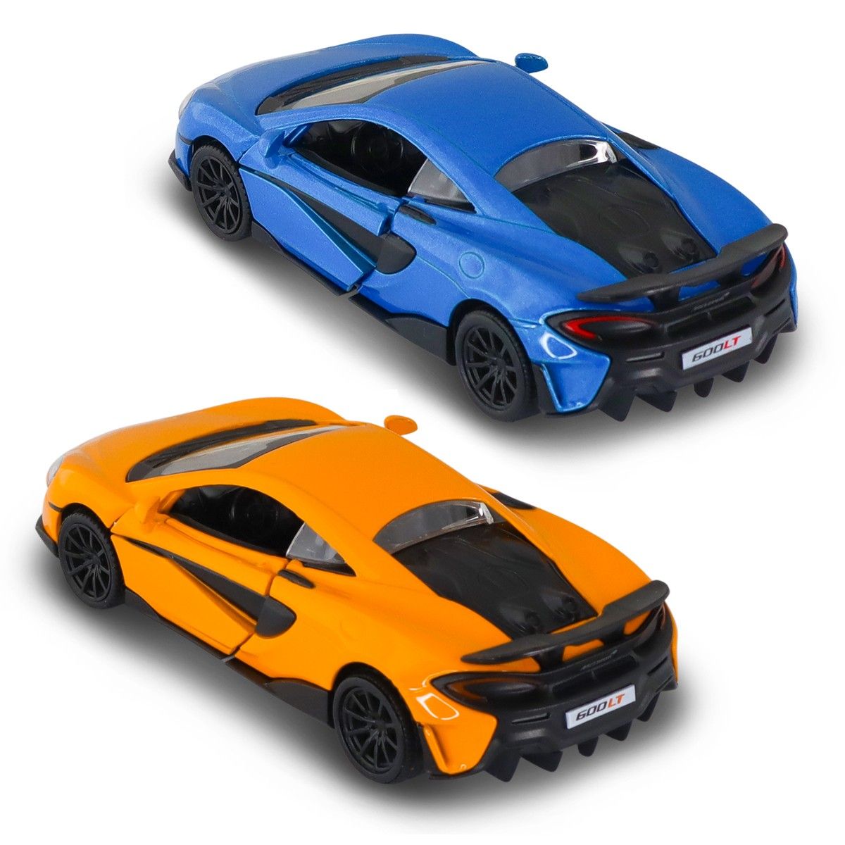 Автомодель – McLaren 600LT (синий, оранжевый)  фото 15