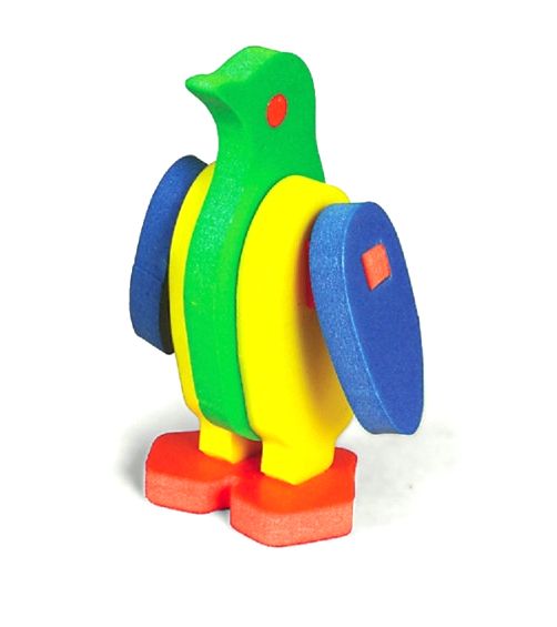 Мягкий 3D конструктор "Пингвин"