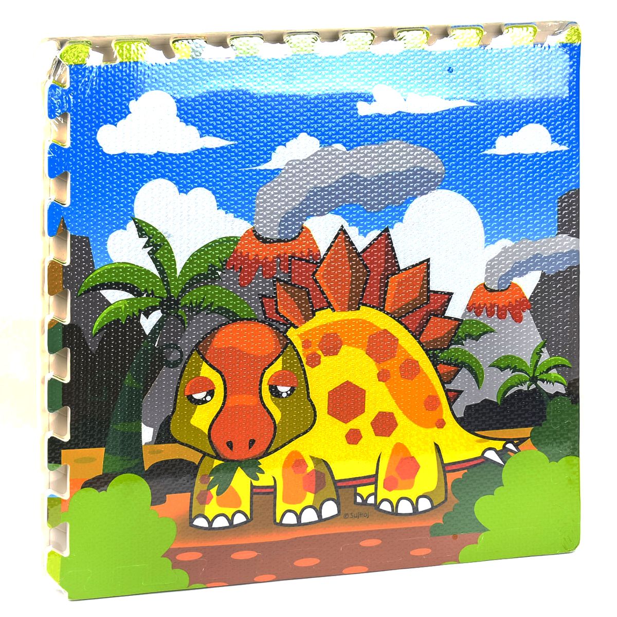 Килимок-пазл ігровий EVA Динозаври З 36570 (12) 4 шт в упаковці, 60х60 см [Плівка]
