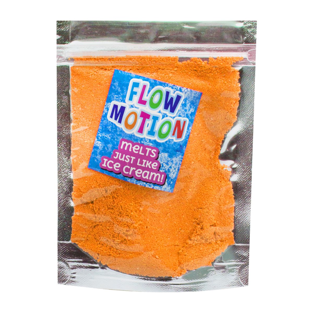 Антистресс "Живой снег", оранжевый  фото 1