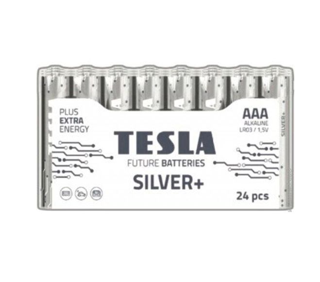 Батарейки "TESLA AAA: SILVER+, 24 шт Батарейки "TESLA AAA: SILVER+, 24 шт