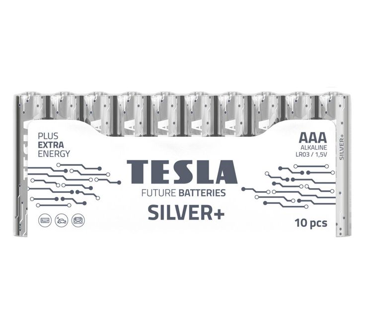 Батарейки "TESLA AАA: SILVER+, 10 шт Батарейки "TESLA AАA: SILVER+, 10 шт
