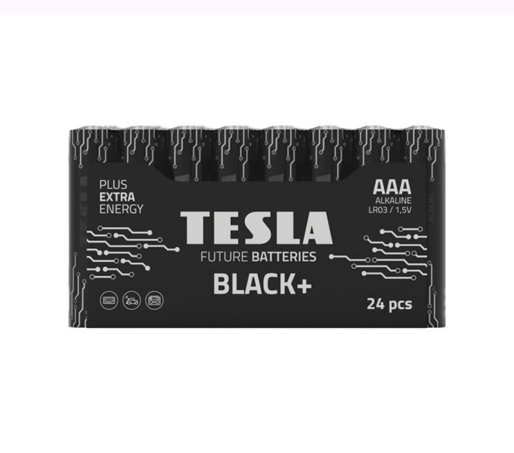 Батарейки "TESLA AAA: BLACK+, 24 шт Батарейки "TESLA AAA: BLACK+, 24 шт