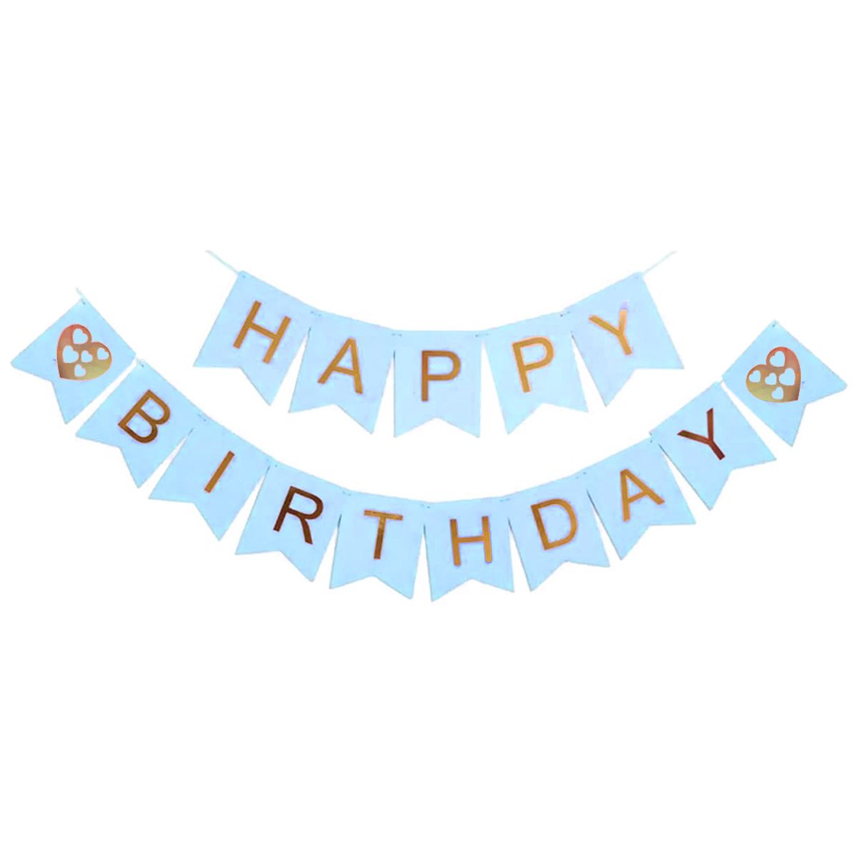Гірлянда "Happy Birthday", блакитна Гірлянда "Happy Birthday", блакитна
