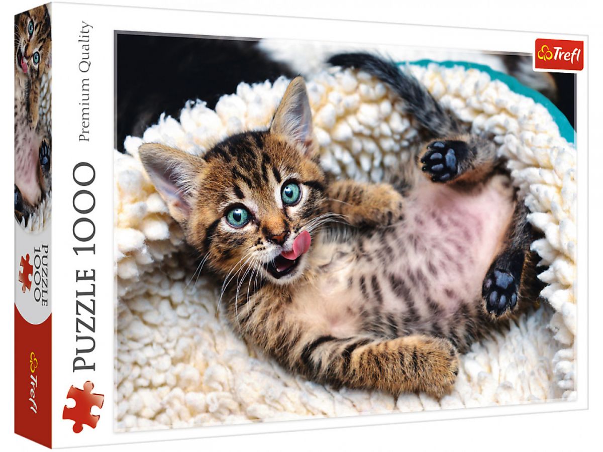 Пазли "Веселе кошеня", 1000 елементів  фото 1