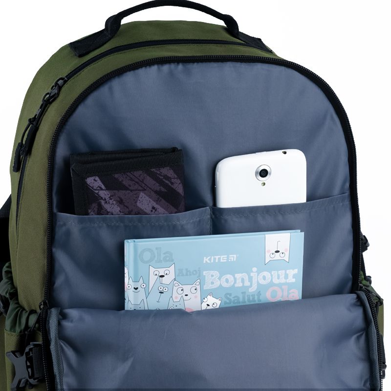 Рюкзак GoPack Education Teens 186 хакі Рюкзак GoPack Education Teens 186 хакі