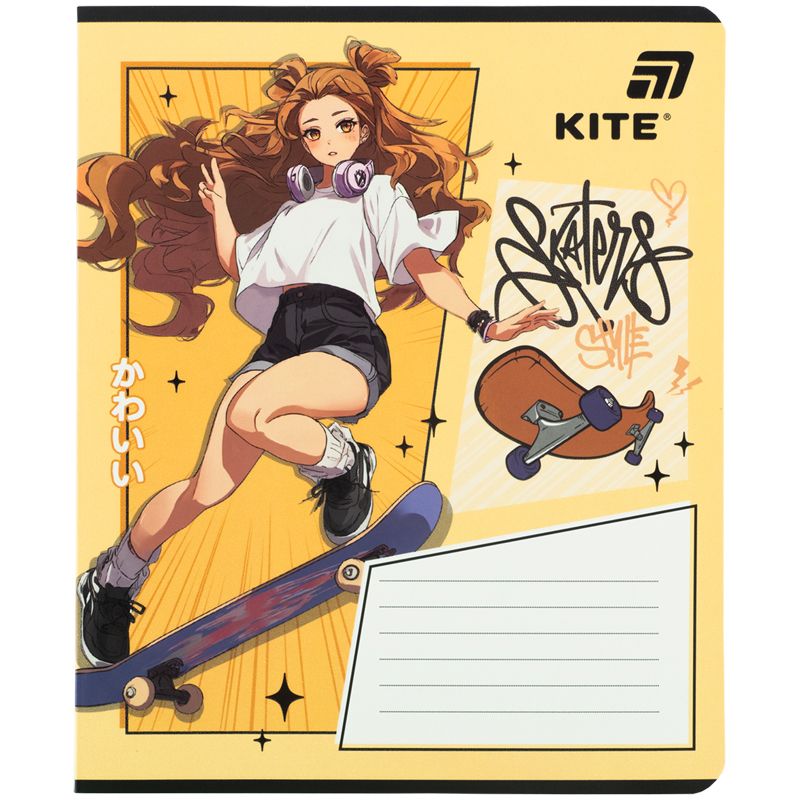 Тетрадь 18 л. , лин. , гибр.  лак + УФ лак, Kite  фото 16