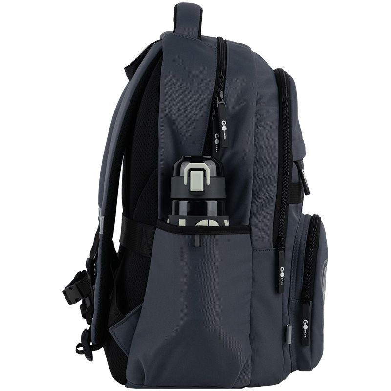 Рюкзак GoPack Education Teens 184 темно-сірий  фото 16