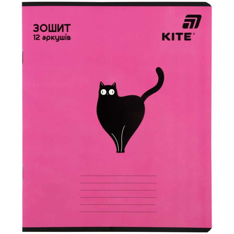 Тетрадь 12 л. , кл. , софт тач + УФ лак объемный, Kite OC  фото 16
