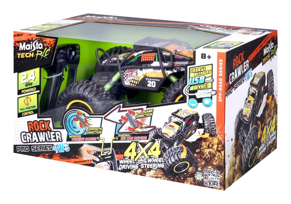 Машина на радіокеруванні Rock Crawler Pro чорний  фото 16