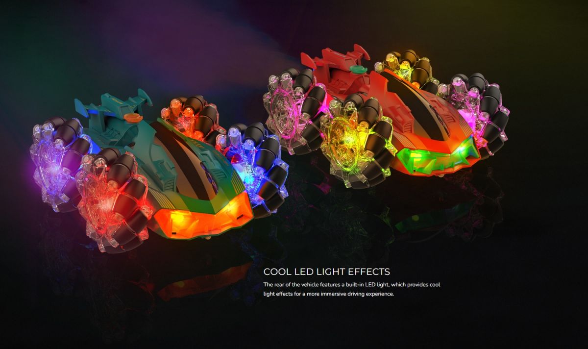 Машинка-трансформер з 2-х окремих машинок, функція туману, підсвічування коліс, в асортименті  фото 16