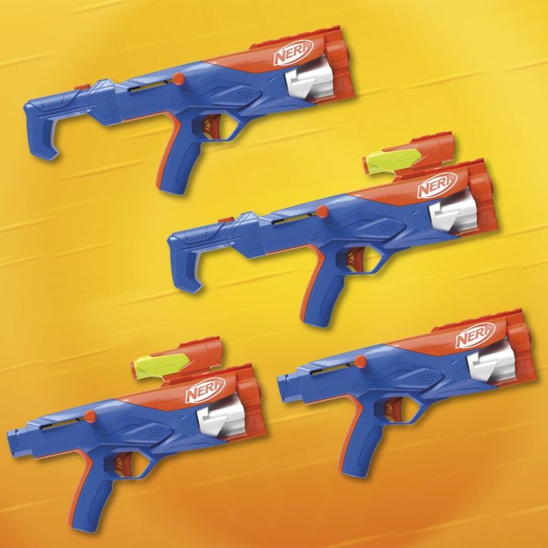 Набір з 3-х іграшкових бластерів та 18 стріл, серії Nerf N Series  фото 16
