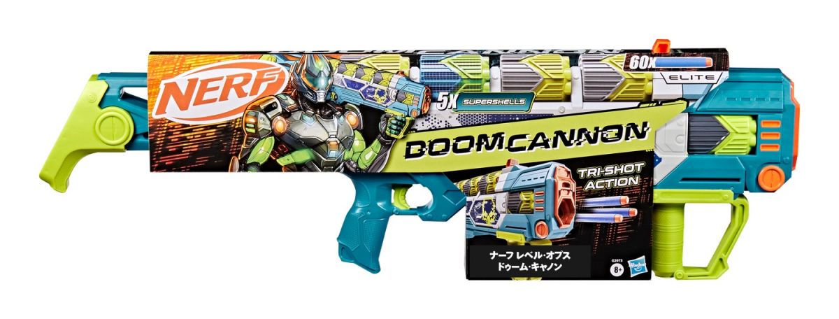 NERF Бластер іграшковий Nerf Rebel Ops Doom Cannon, 60 дротиків, 5 супершелів  фото 16