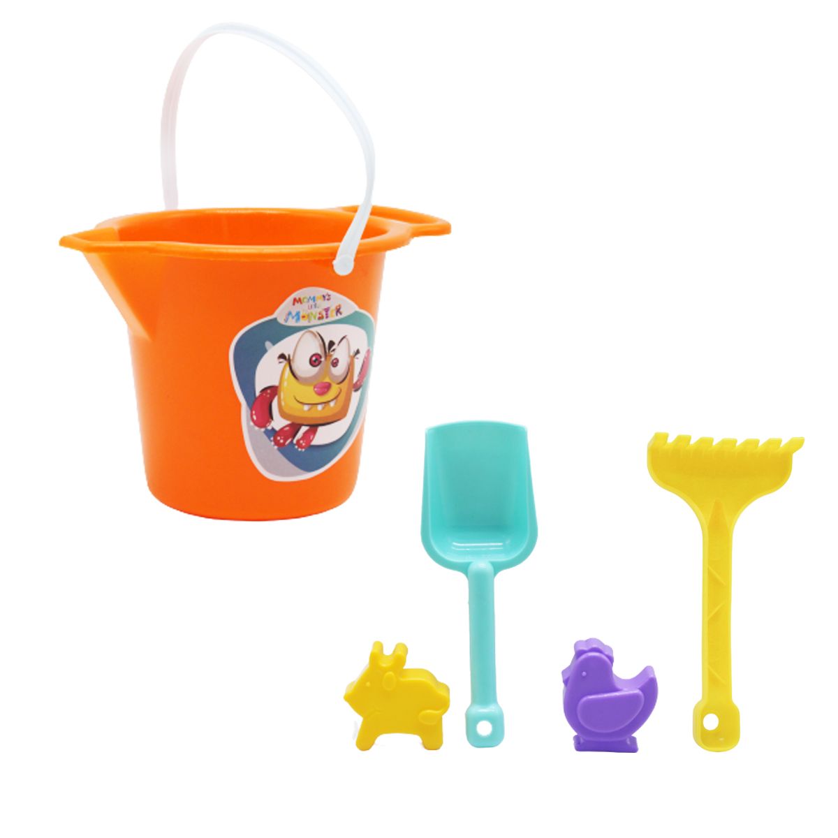 Пісочний набір "Монстрики" (помаранчевий)  фото 1