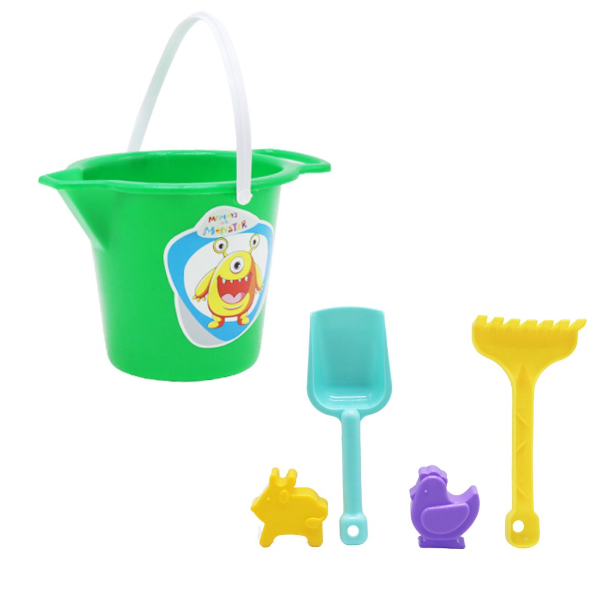 Пісочний набір "Монстрики" (зеленый)  фото 1