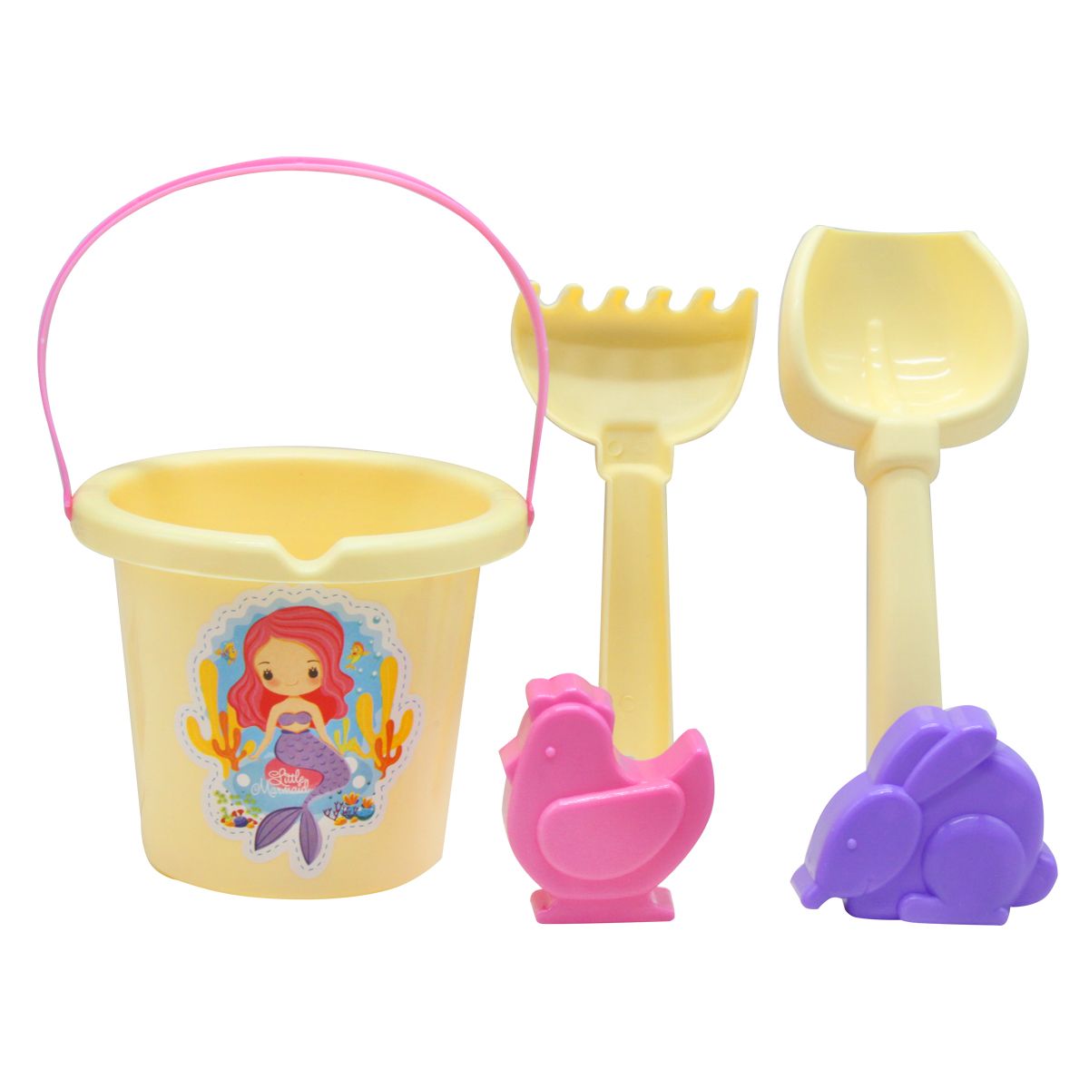 Пісочний набір "Русалонька", жовтий  фото 1