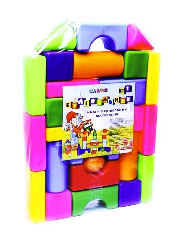 Кубики "Будівельник"  фото 1