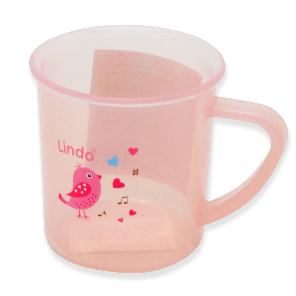 Детская чашка 150 мл, розовая
