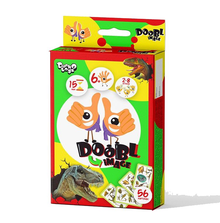 Настольная игра "Doobl Image, Dino", рус