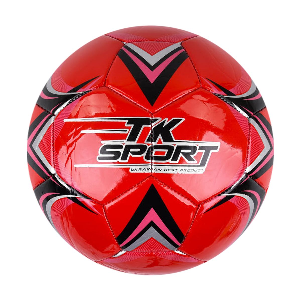 Мяч футбольный "TK Sport", красный Мяч футбольный "TK Sport", красный