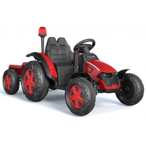90676       [T-7313 EVA RED] Ел-мобіль T-7313 EVA RED трактор на Bluetooth 2. 4G Р/У 12V4. 5AH мотор 1*35W з MP3 103*70*70 /1/