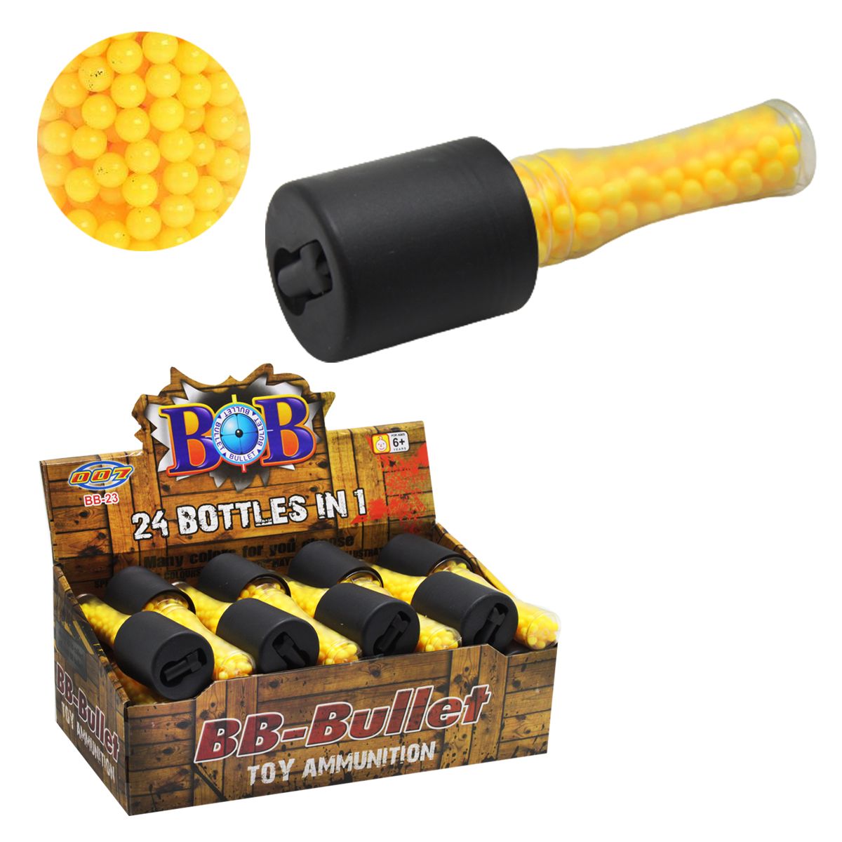 Пульки для оружия, 6 мм, 24 шт  фото 1