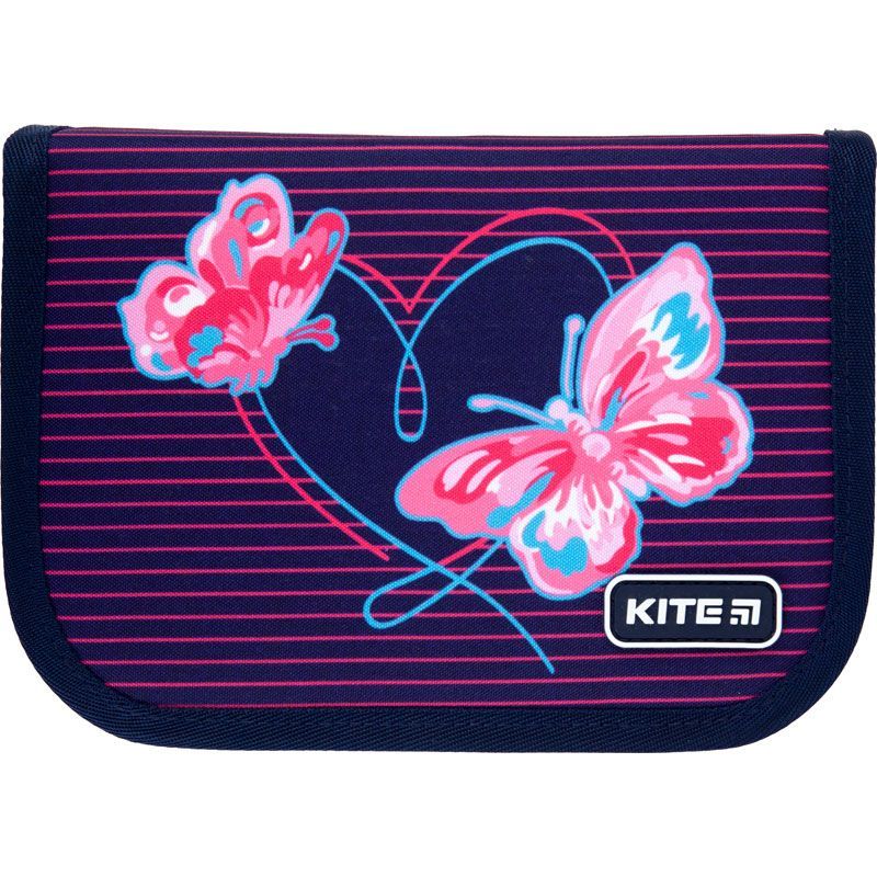 Пенал Kite 1 від. , 2 відв. , без наповнення 622 Butterflies