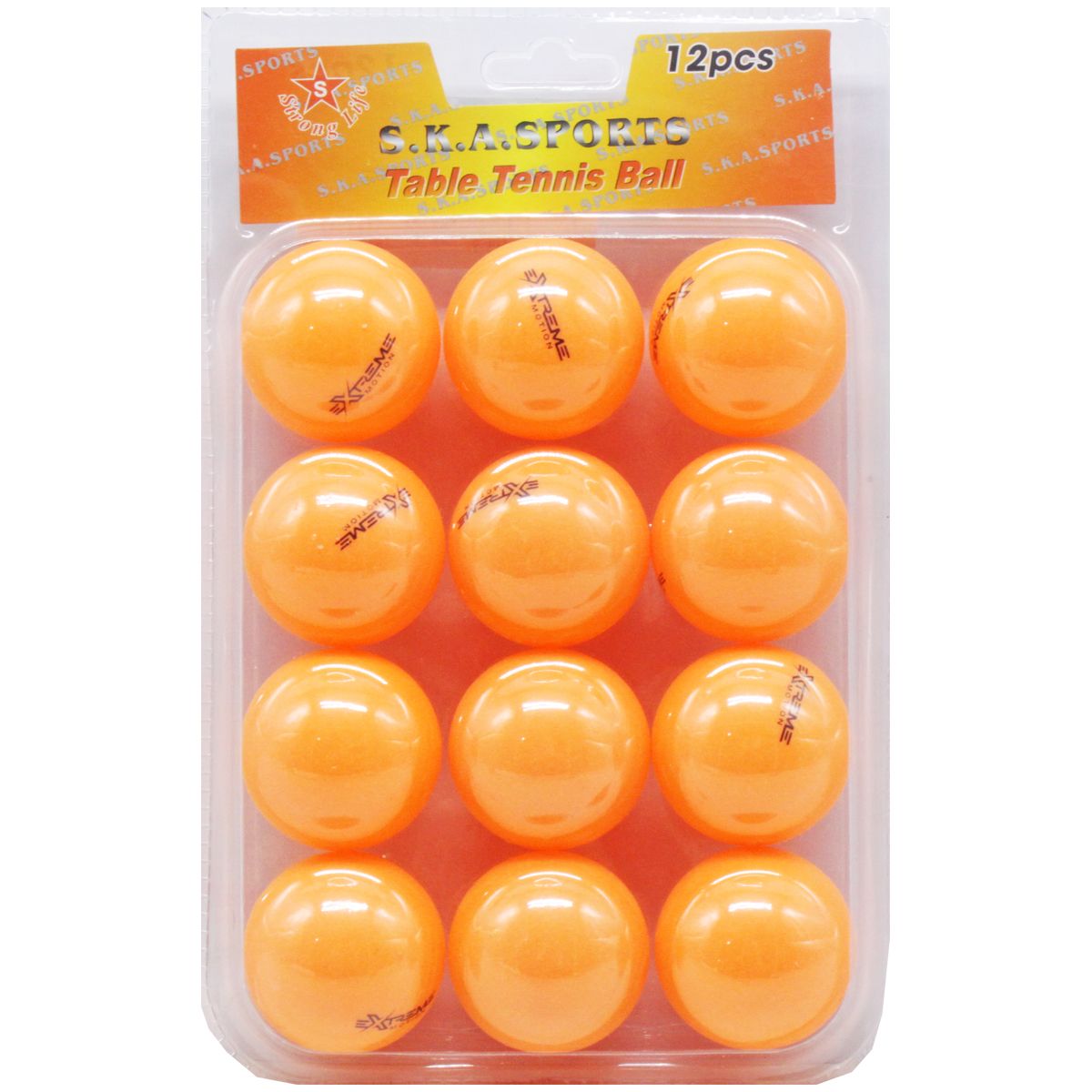 Мячики для настольного тенниса, 12 шт, микс цветов