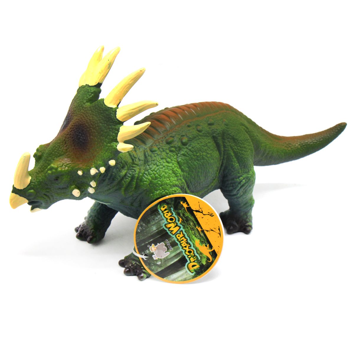 Іграшка гумова "Динозавр: Трицератопс", вид 6