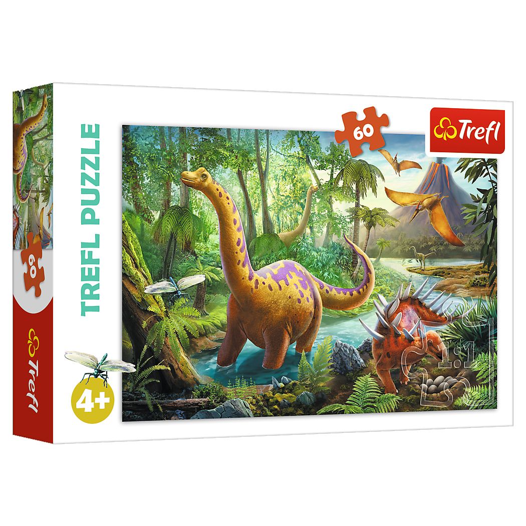 Пазли "Динозаври", 60 елементів  фото 1