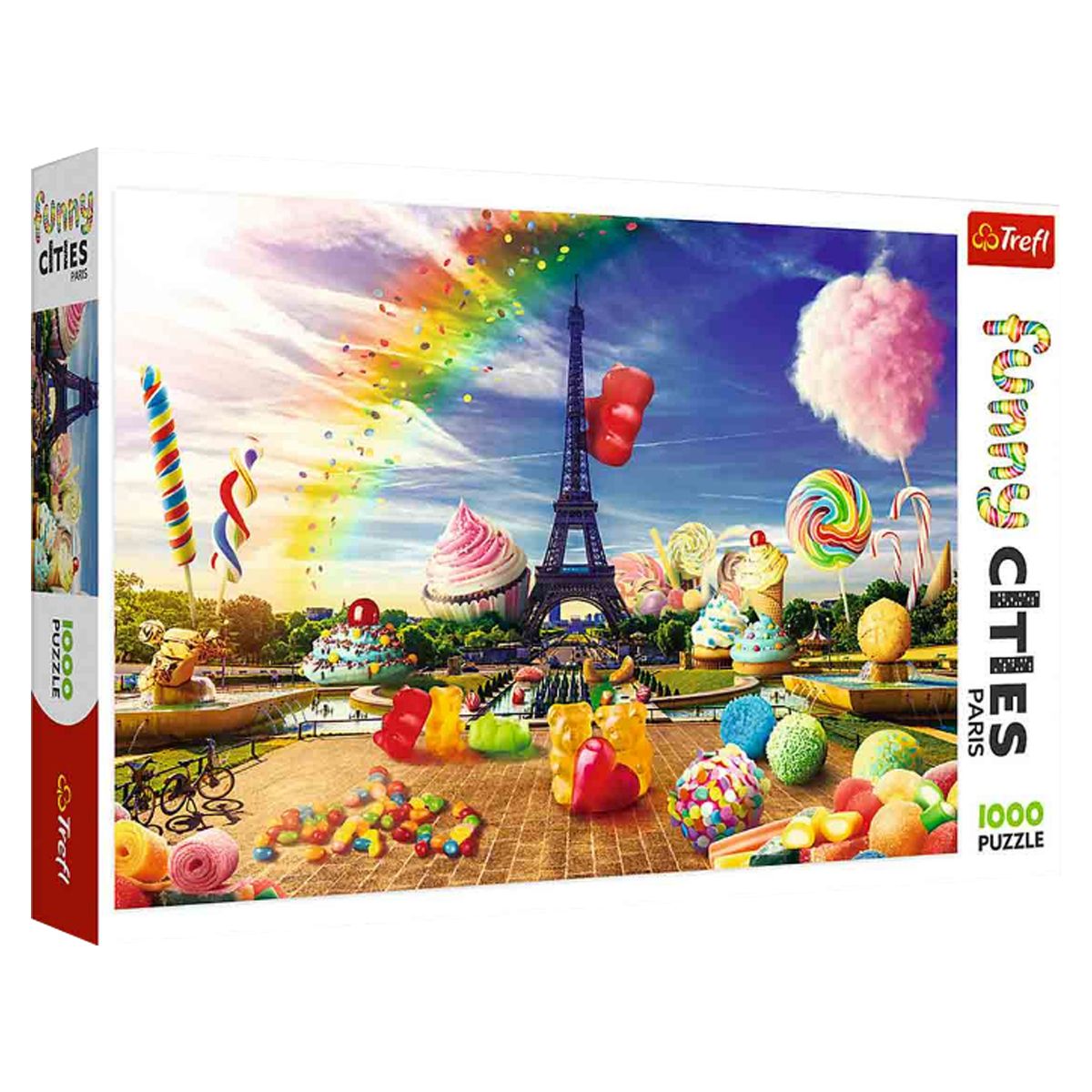 Пазли "Веселі міста: Солодкий Париж", 1000 елементів