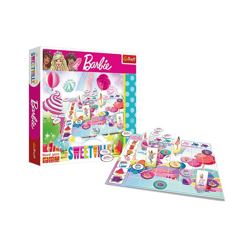 [01674] Настільна гра - "Барбі в Країні солодощів" / Mattel Hasbro/Trefl