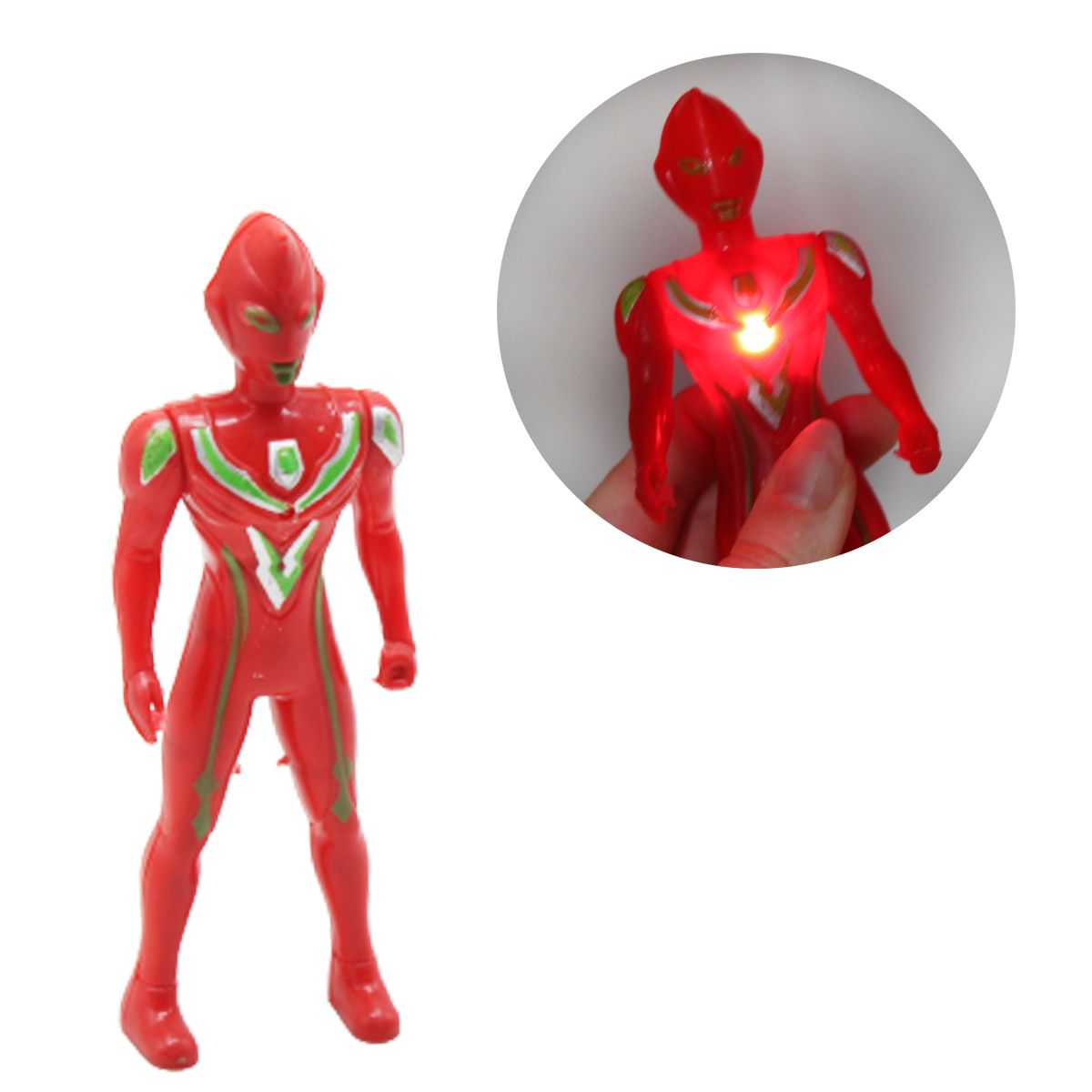 Іграшка зі світлом "Могутній Рейнджер", червоний